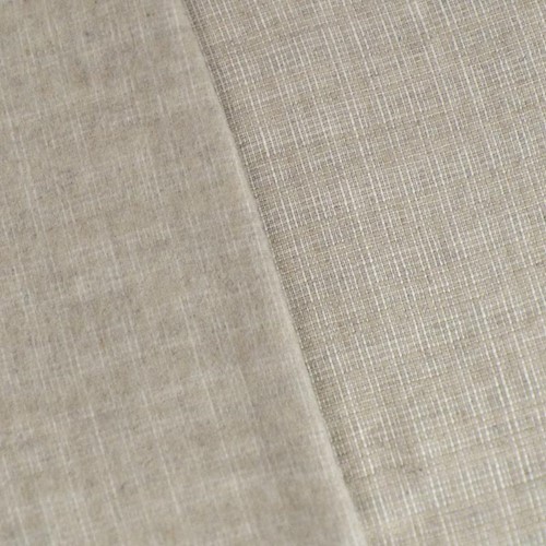 Beige/Dust Gray Brushed Back Wool Blend Slub Woven Jacketing - APS00421 ...