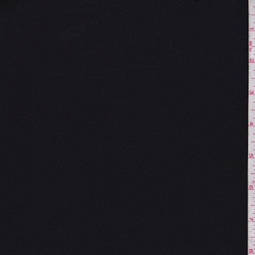 Black Stretch Poplin