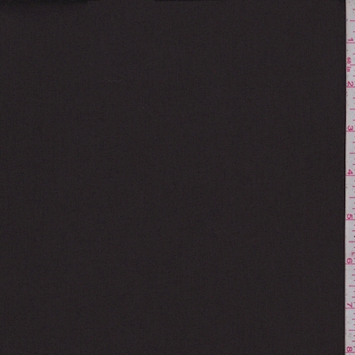 Espresso Brown Stretch Poplin