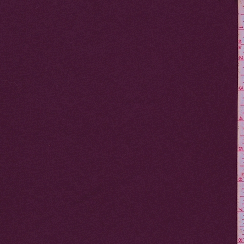 Dark Mulberry Stretch Poplin