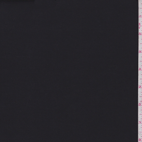Black Stretch Poplin