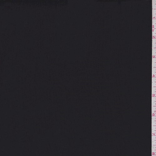 *2 YD PC--Black Silk Crinkle Chiffon