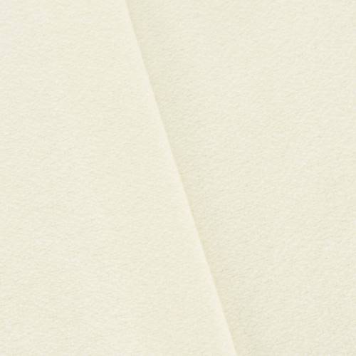 *1 YD PC--Ivory Brushed Wool Blend Basketweave Jacketing