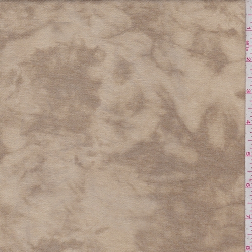 Golden Beige Marble French Terry Knit