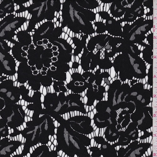 Black Floral Lace