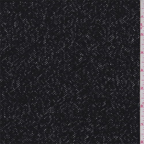 *2 YD PC--Black/Ivory Textured Jacketing