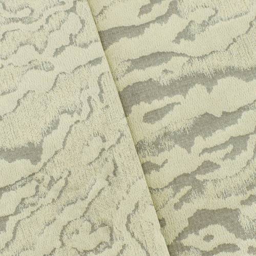 *1 5/8 YD PC--Beige/Silver Sparkle Tigris Jacquard Home Decorating Fabric