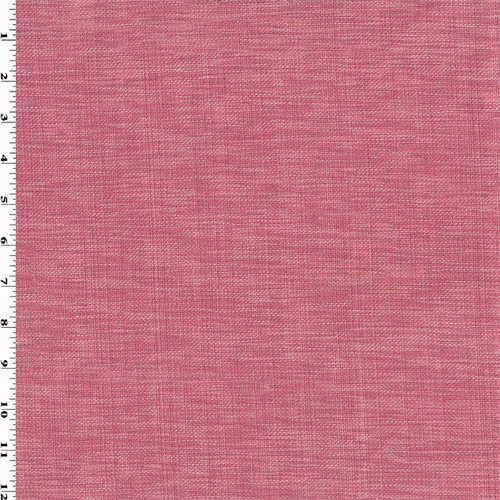 *6 1/8 YD PC--Bubblegum Pink/White Texture Basketweave Decorating Fabric