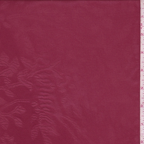 Ruby Floral Embossed Chiffon