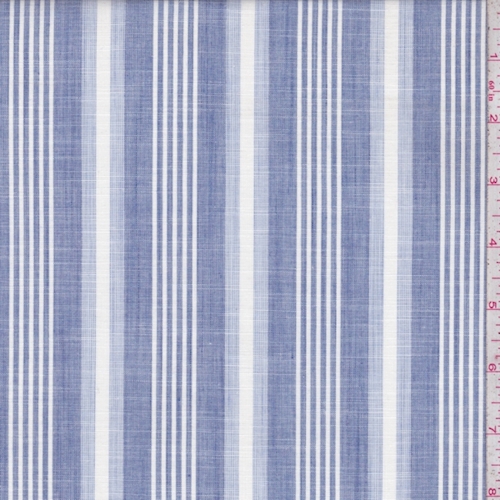 Denim Blue Stripe Shirting