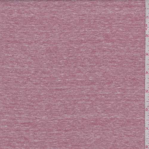 Dark Mauve Slub Jersey Knit