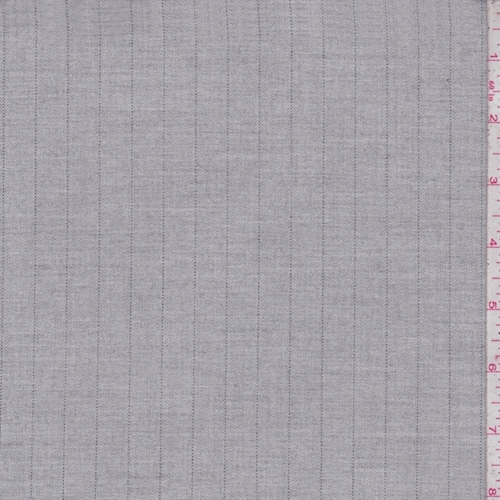 Misty Grey Pinstripe Flannel