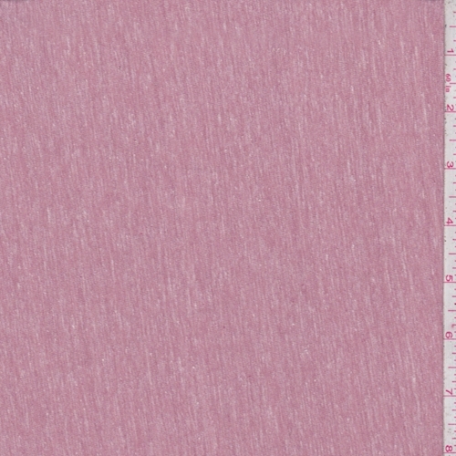 Dusty Mauve Slub Poly/Rayon Jersey Knit