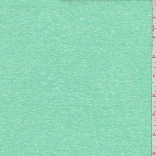 Mint Green Slub Cotton/Linen Jersey Knit