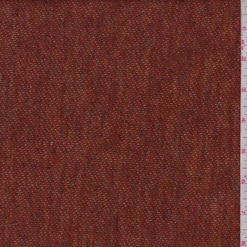 Pumpkin/Rust/Brown Heather French Terry Knit