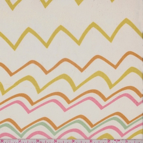 Ecru Wave Silk Chiffon