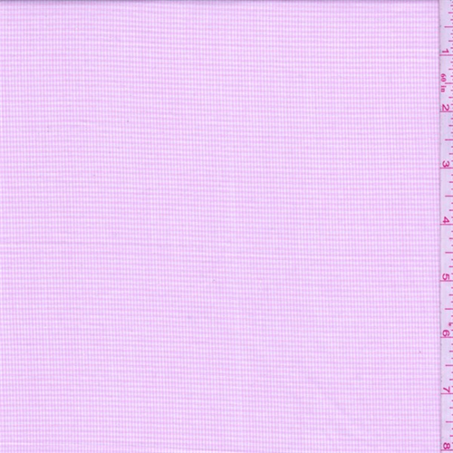 *6 YD PC--Baby Pink Micro Gingham Check Cotton Shirting