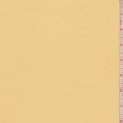*2 5/8 YD PC--Butter Yellow Cotton Stretch Twill