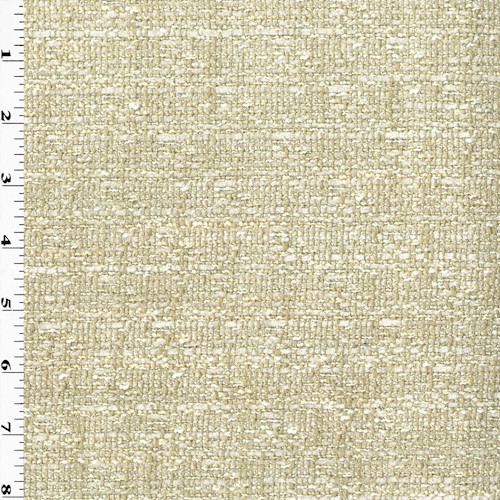 Sandy Beige Textured Chenille Dobby Home Decorating Fabric DFW61419
