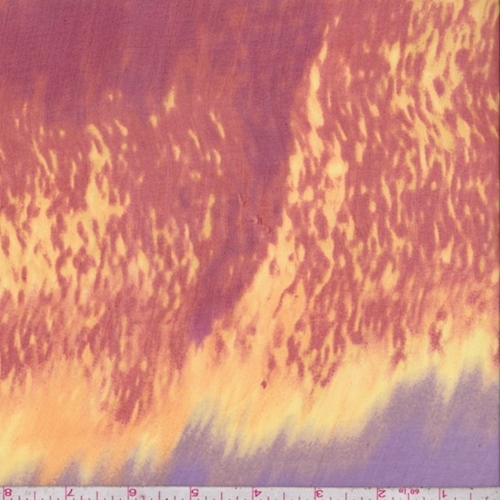 Purple/Yellow/Orange Horizon Silk Chiffon