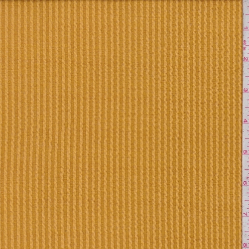Mustard Gold Corded Jersey Knit