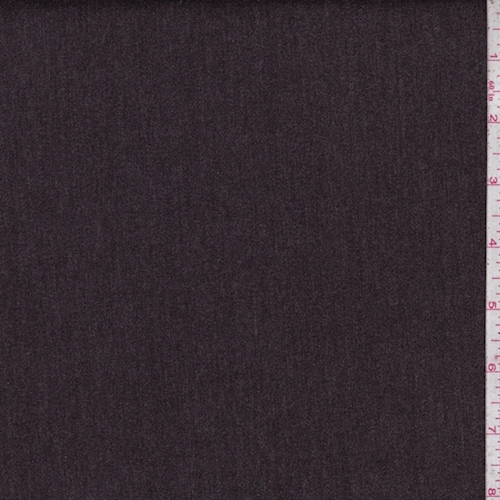 Heather Frosted Mahogany Fine Line Twill
