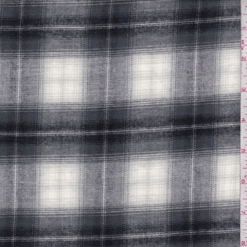 Pearl/Slate Plaid Flannel