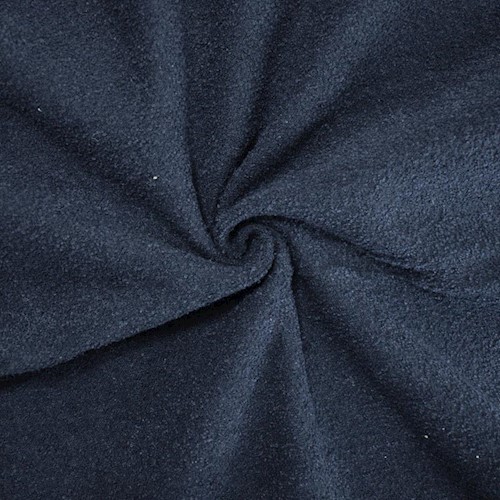 Night Blue French Terry Fleece Knit DFW11970
