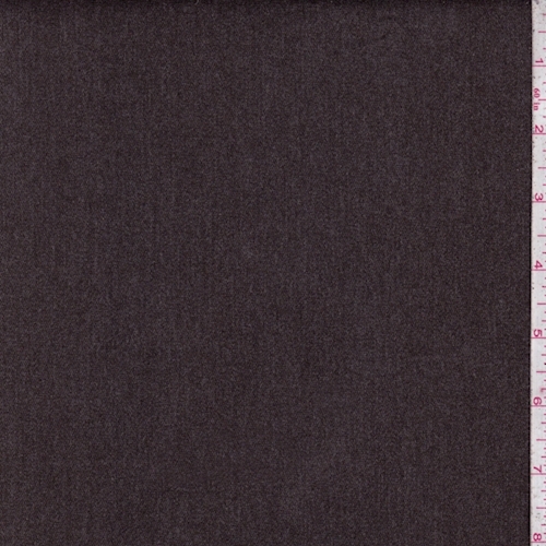 Heather Espresso Fine Line Twill
