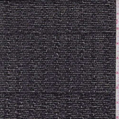 Black Mini Sequin Mesh