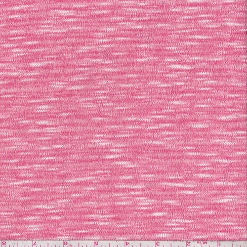 Dark Rose Pink Stripe Sweater Knit