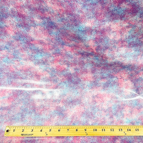 Pink/Blue Tie Dye Oilcloth