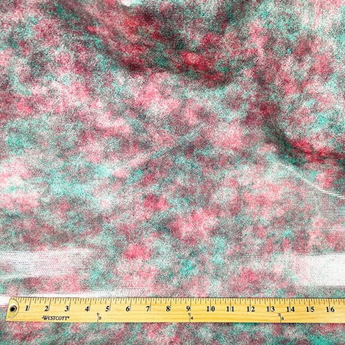 Pink/Green Tie Dye Oilcloth
