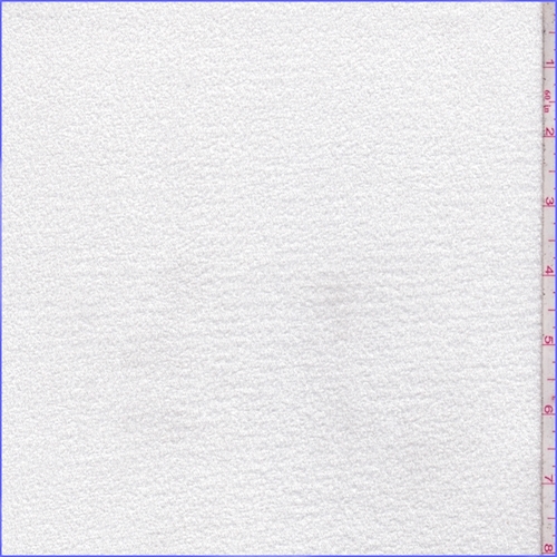 Pearly White French Terry Knit