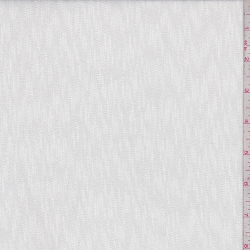 Light Ivory Slubbed Sweater Knit