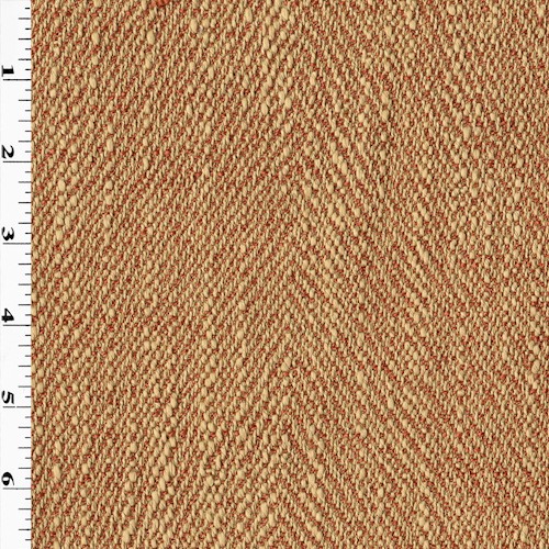 Orange/Beige Texture Broken Herringbone Jacquard Decor Fabric DFW61626
