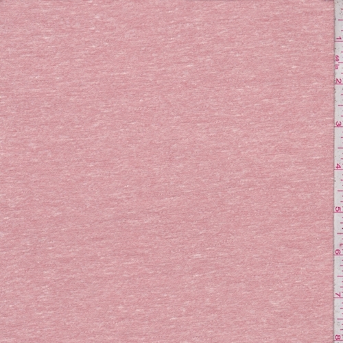 Salmon Pink Slubbed Jersey Knit