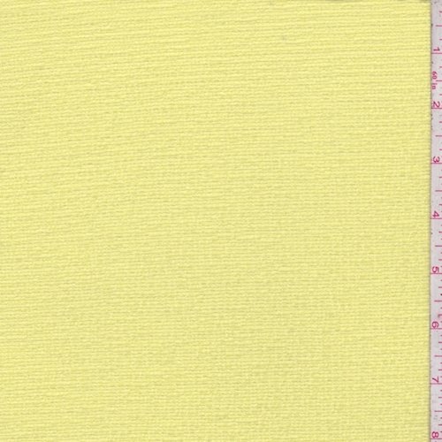 Light Lemon Gauze Knit