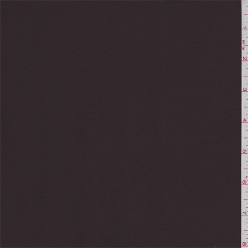 Chocolate Brown Crepe Back Satin