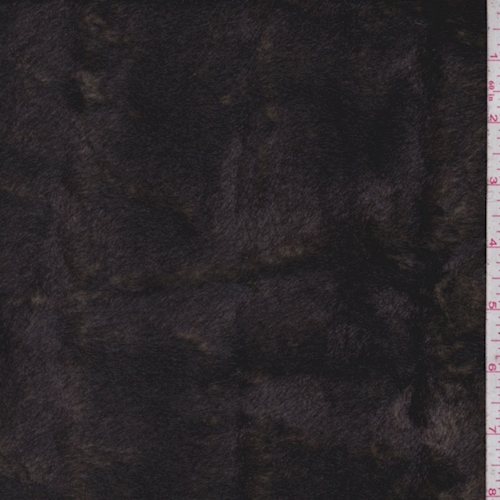 Dark Ash Brown Faux Fur