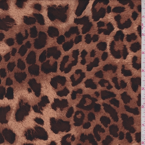 Camel/Brown Animal Print Challis