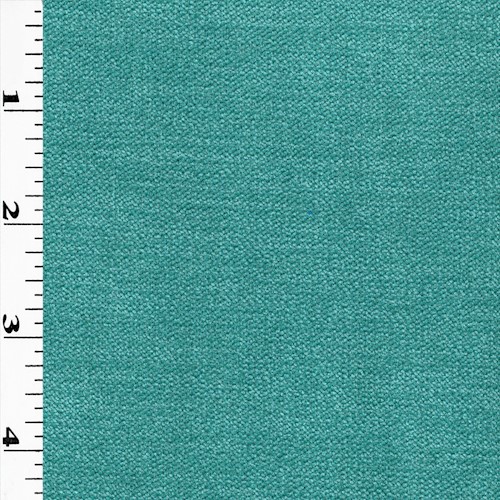 Ocean Teal Low Pile Velvet Home Decorating Fabric DFW61847