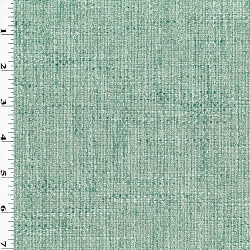 Spa Turquoise/White Tweed Texture Dobby Decorating Fabric DFW61850