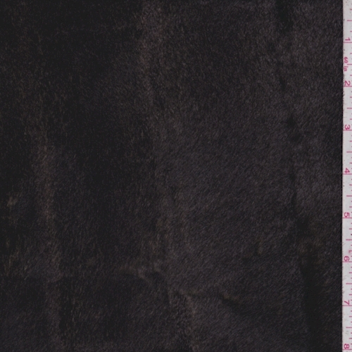 Black/Walnut Stripe Faux Fur
