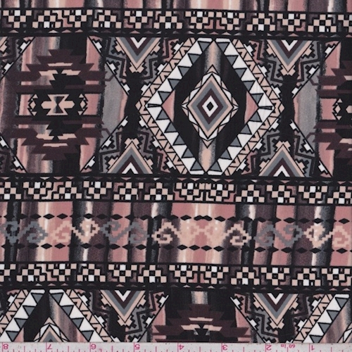 Clay/Onyx/Stone Southwest Stripe Challis