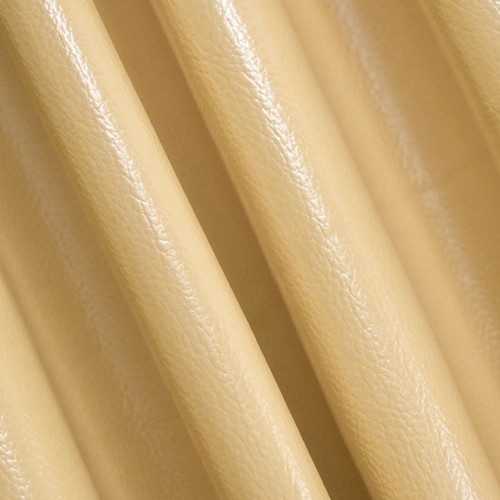 Creamy Beige Textured Glossy Vinyl Home Decorating Fabric DFW61638