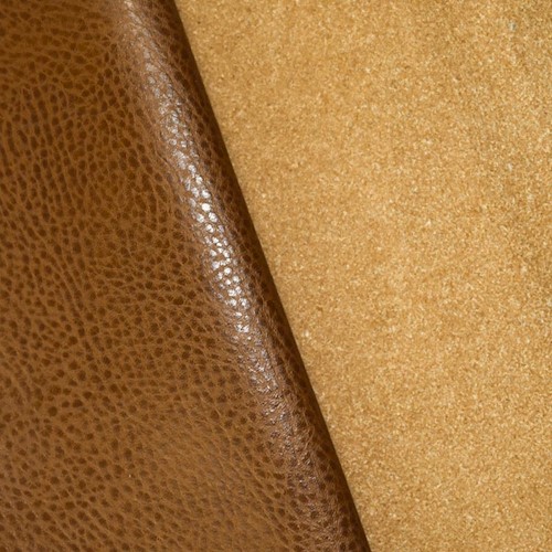 Warm Brown Textured Faux Reptile Leather Home Decorating Fabric DFW61635