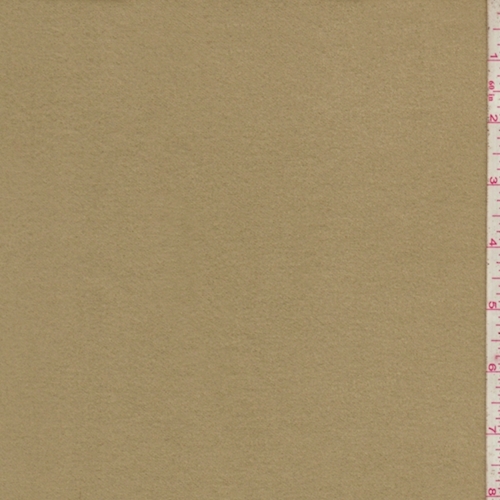 Camel Wool Blend Flannel Jacketing
