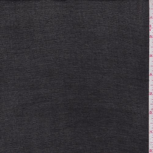 Black Wool Blend Mesh