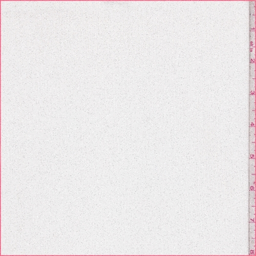 White Sparkle Crinkle Chiffon